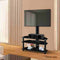 3 Tier Floor TV Stand With Bracket Shelf Mount