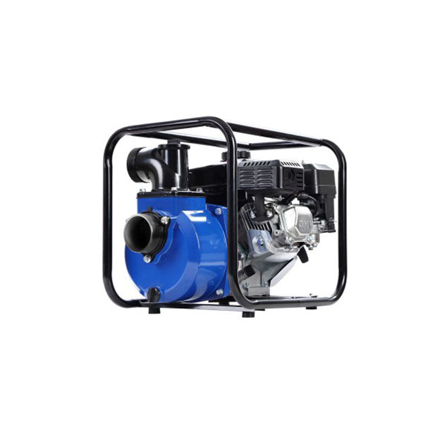 8 Hp 3 Inch Petrol Water Pump Garden Irrigation Transfer Blue