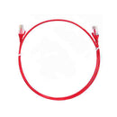 8Ware Cat6 1M Ultra Thin Slim Cable Red