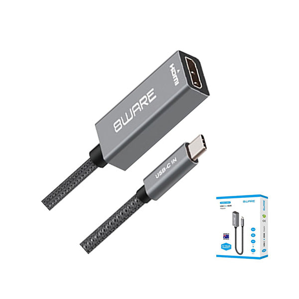 8Ware 10Cm Usb C To Hdmi Male Female Adapter Converter Cable