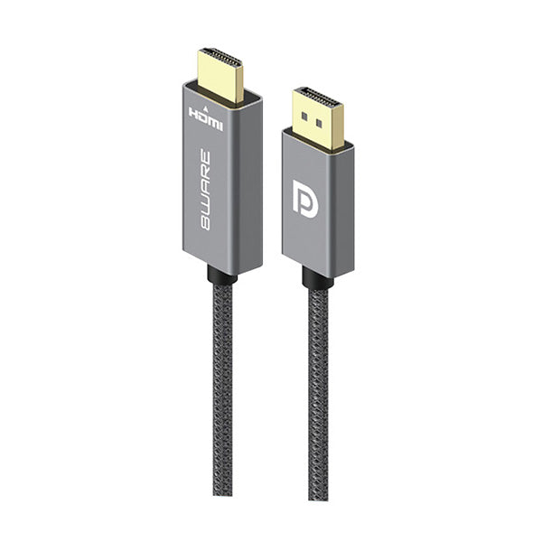 8Ware 2M Displayport Dp To Hdmi Male To Male Adapter Converter Cable
