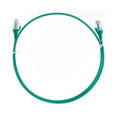 8Ware Cat6 Ultra Thin Slim Cable 25Cm Green  Rj45 Ethernet Cord