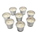 8X Mosquito Insect Bug Repellent Small Bucket Citronella Candles
