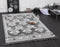 Mono Tribal Carved Lines Cream Anthracite Rug