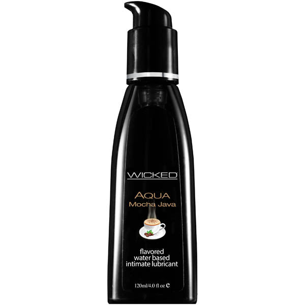 120 Ml Wicked Aqua Mocha Java Flavoured Water Based Lubricant