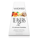 Wicked Teasers 2 - 10 Flavoured Lubricant Packettes in Box