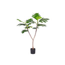 90Cm Artificial Natural Green Split Leaf Philodendron Tree