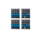 96 Storage Bin Rack Wall Mounted Tool Shelving Organizer