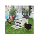 9Kg Automatic Poultry Auto Treadle Aluminium Metal Feeder