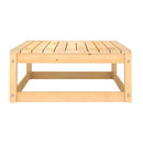 9 Piece Garden Lounge Set Solid Pinewood