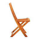 9 Piece Solid Eucalyptus Wood Folding Outdoor Dining Set