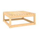 9 Piece Solid Pinewood Garden Lounge Set