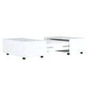 Coffee Table High Gloss 100x100x35cm