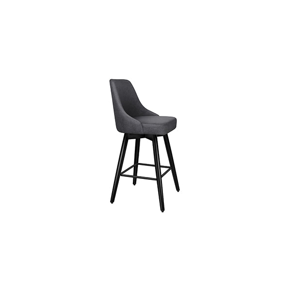 Swivel Bar Stools Kitchen Dining Chair Cafe Wooden 2 Pack
