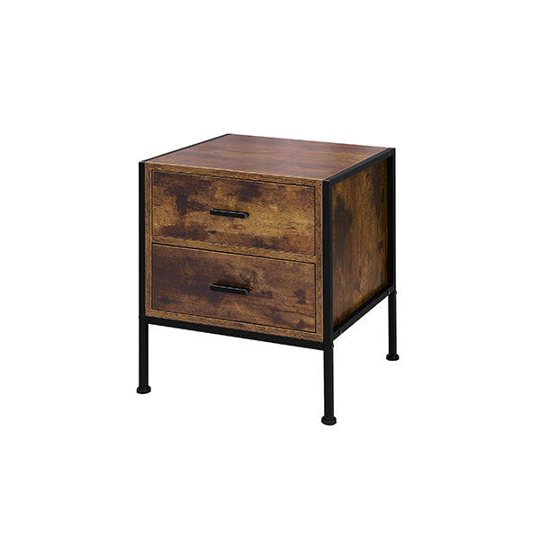Bedside Table Wood Nightstand Storage Cabinet Side Table