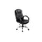 Mesh Office Chair Executive Fabric Seat Racing Footrest Black