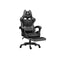 Gaming Chair Office Racer Large Lumbar Cushion Footrest Seat Leather