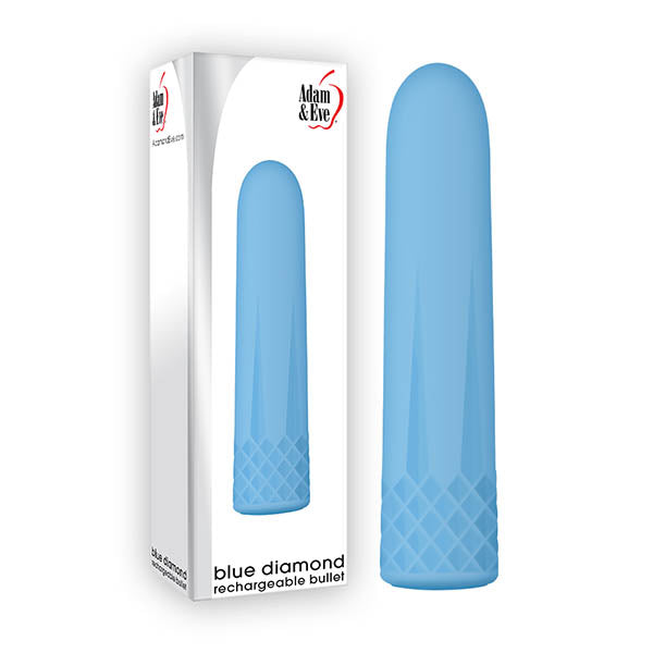 Adam And Eve Blue Diamond Usb Rechargeable Bullet