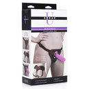 Strap U Burlesque Universal Corset Harness - Black Adjustable Strap-On Harness (No probe included)