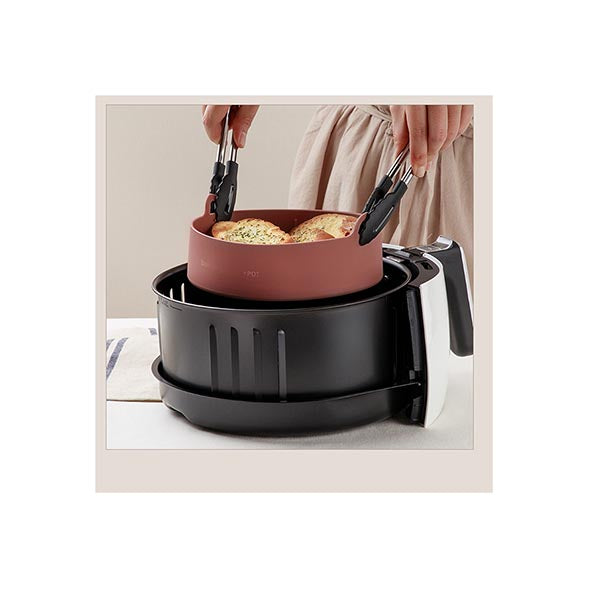 Air Fryer Reusable Silicone Pot Extra Large