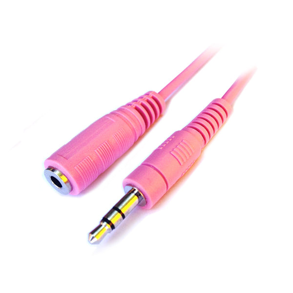 Alogic Pink Stereo Audio Extension Cable Male To Female