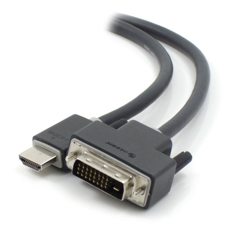 ALOGIC 10m DVI-D to HDMI Cable - Male to Male - Commercial Packaging