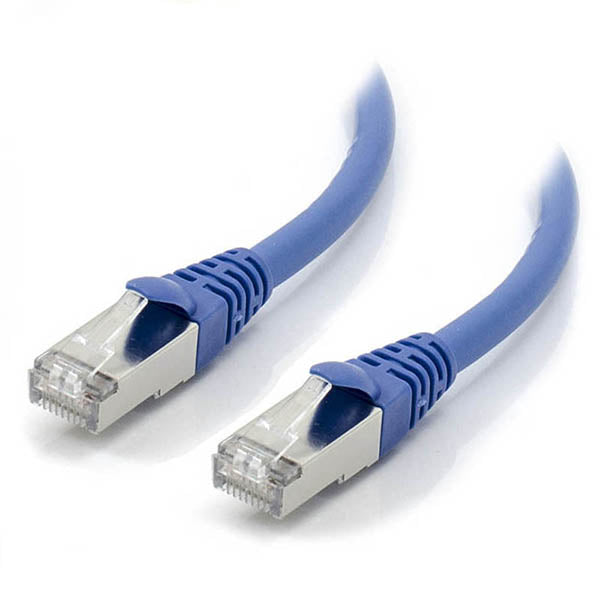 ALOGIC 3m Blue 10GbE Shielded CAT6A LSZH Network Cable