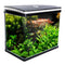 Aquarium Curved Glass RGB LED Fish Tank 52L