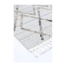 Aria Cream Grey Diamond Rug