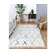 Aria Cream Grey Diamond Rug