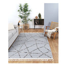 Aria Grey Anthrasite Geometric Rug