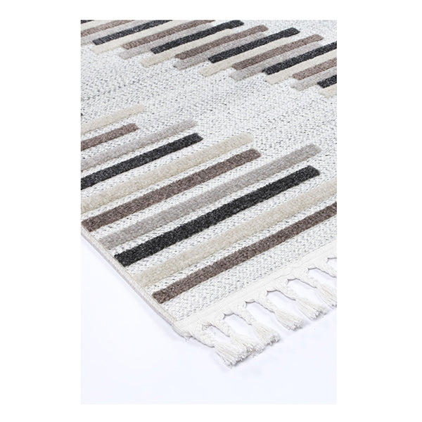 Aria Beige Cream Diamond Rug