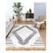 Aria Beige Cream Diamond Rug