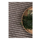 Aria Cream Brown Geometric Striped Rug