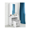 Dressing Table Mirror Stool Mirror Cabinet Makeup Storage Desk