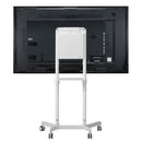 Atdec TV Cart White Mobile With Rotation