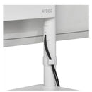 Atdec TV Cart White Mobile With Rotation