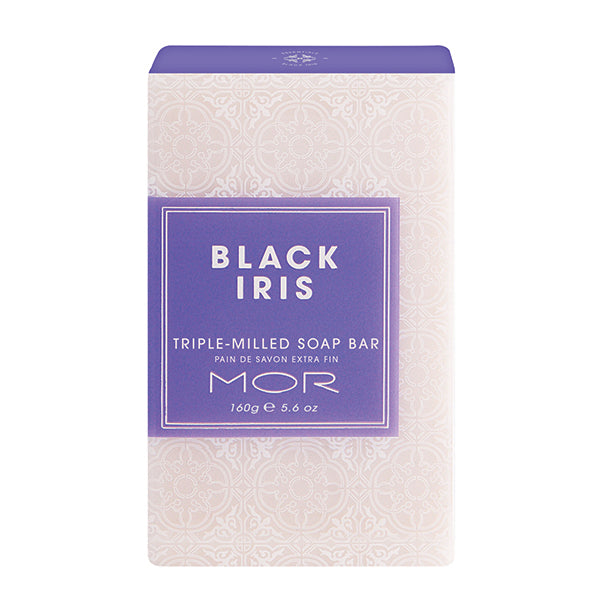 MOR 160G Triple Milled Soap Bar Black Iris