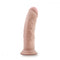 Au Naturel 8in Dildo with Suction Cup Vanilla