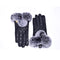 UGG Sheepskin Leather Fur Trim Gloves Navy Womens (Carrie)