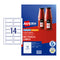 Avery Label Rectangle Gloss L7123 80 By 35Mm 14Up Pack Of 10