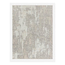 Abstract Cement Stone Style Polyester Rug 160 X 220Cm