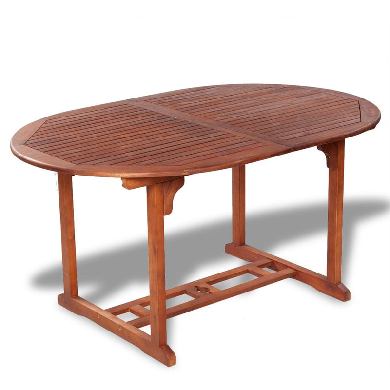 Acacia Wood Outdoor Extendable Dining Table