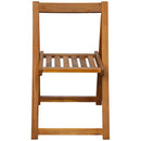 Acacia Wood Outdoor Folding Chairs (Set of 2)