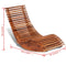 Acacia Wood Rocking Sun Lounger