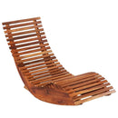 Acacia Wood Rocking Sun Loungers 2 Pieces