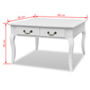 Acate Coffee Table - White