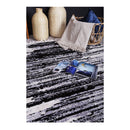 Acid Wash Grey And Ivory Abstract Rug