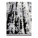 Acid Wash Grey And Ivory Abstract Rug