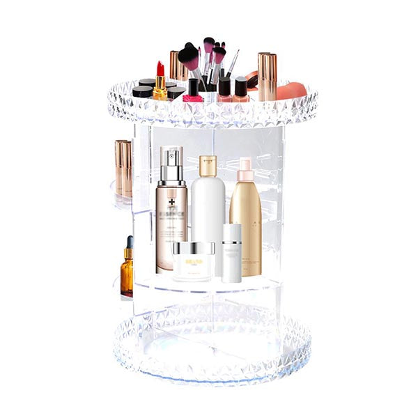 Acrylic Rotating Cosmetic Organizer